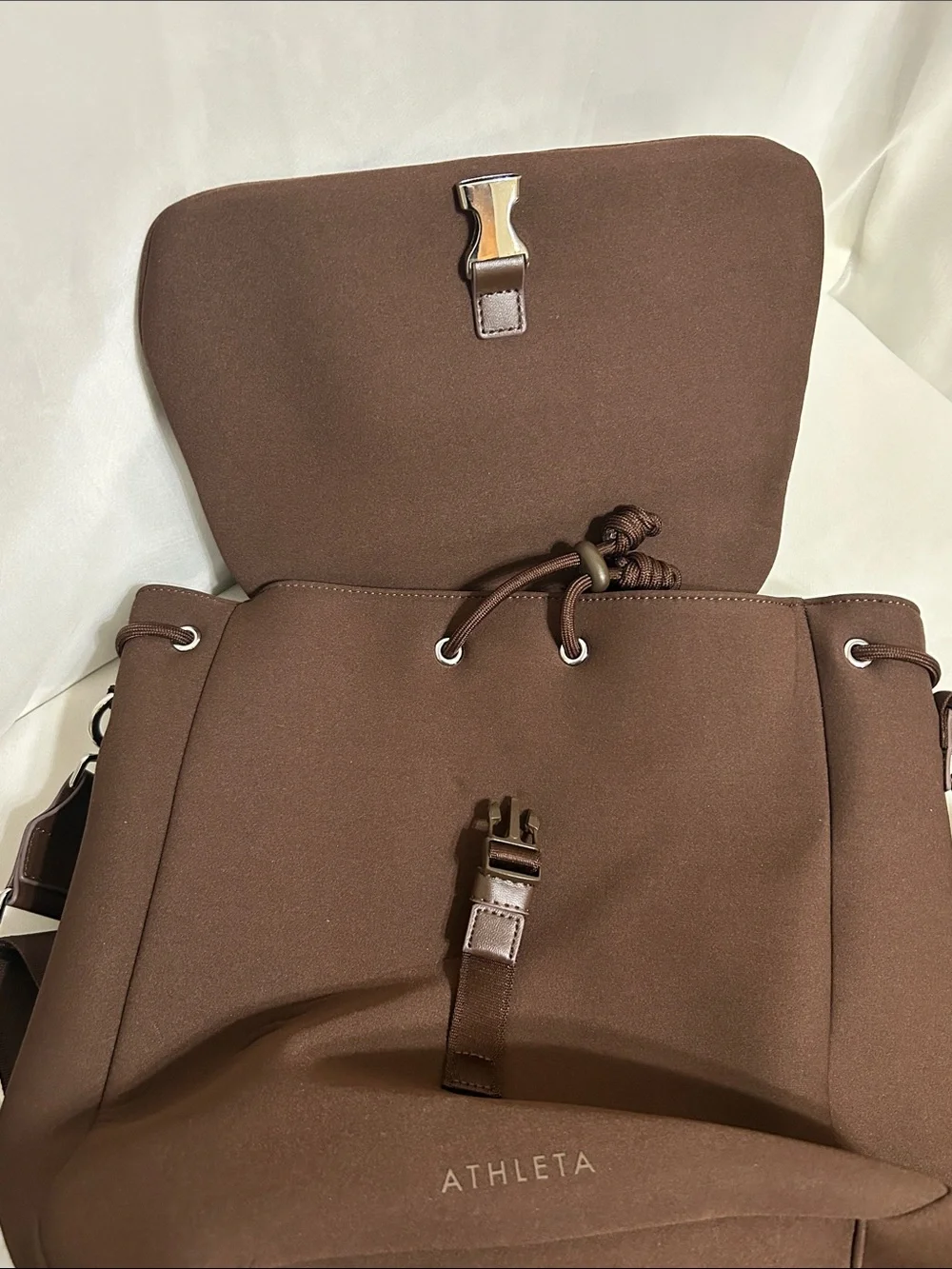 Athleta Revive Convertible Backpack In Chestnut
